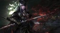 bloodborne, video game, lady maria wallpaper