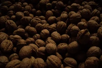 walnut, nut, food, plant, rock wallpaper