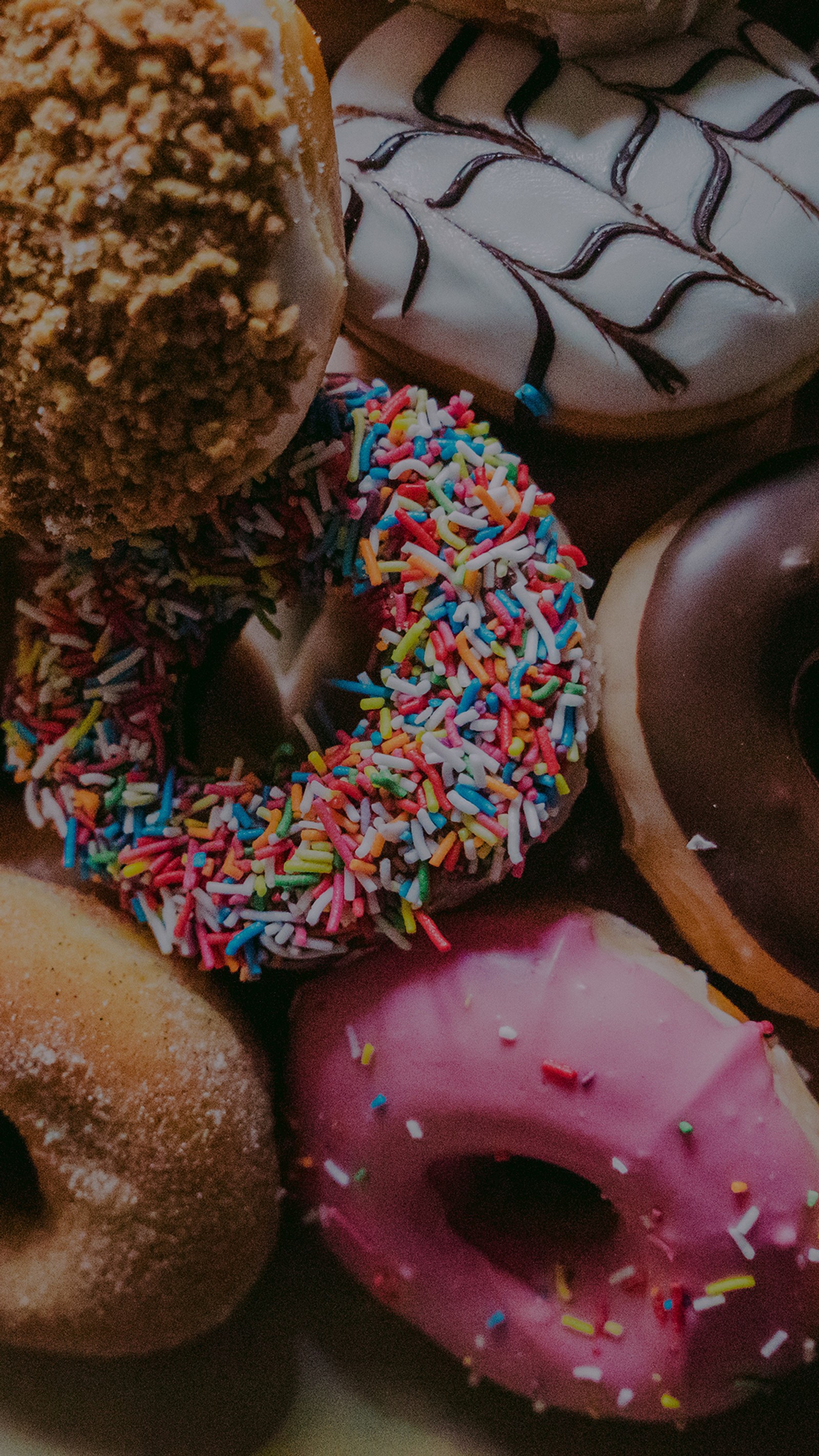 Descargar fondo de pantalla donut, panadería, postre, restaurante, desayuno