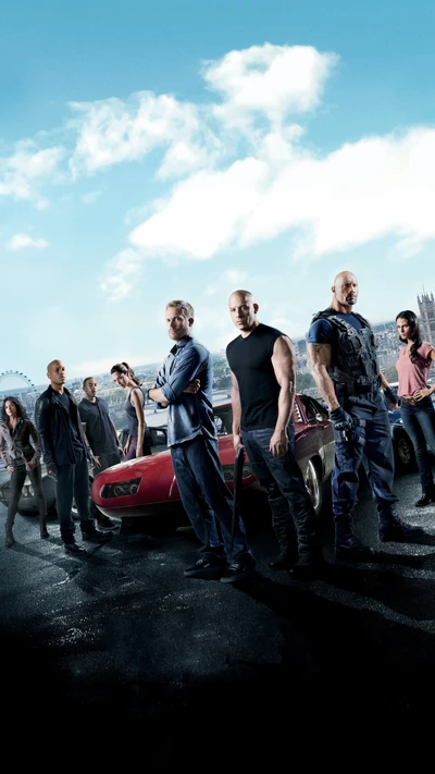 Équipe emblématique de Fast and Furious prête à l'action