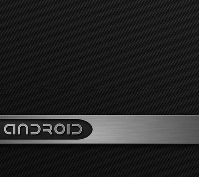 Diseño Android elegante: textura de carbono con acentos de acero