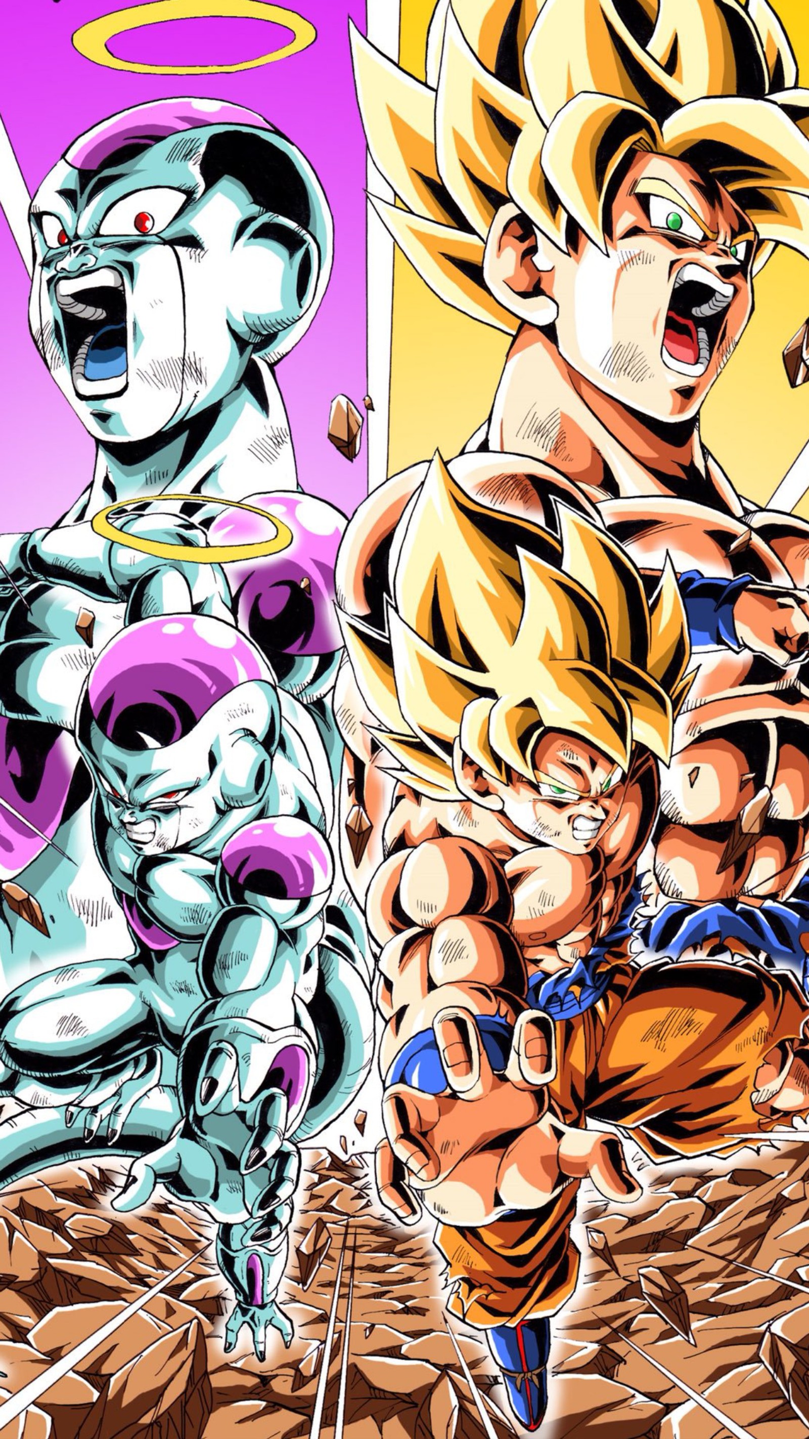 Téléchargez le fond d'écran dragon, balle, super, goku, frieza