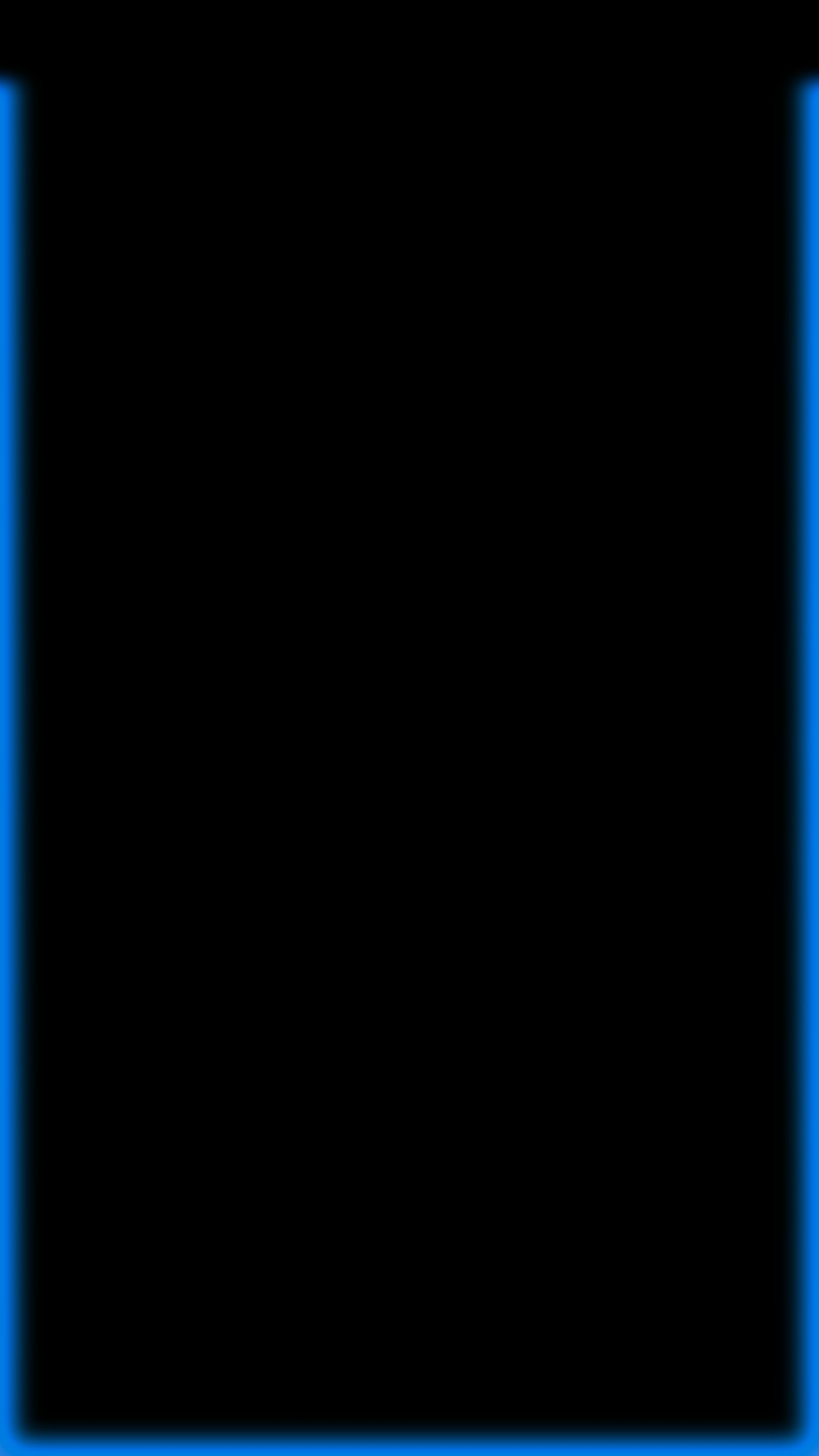 A close up of a blue neon frame on a black background (black, blue, bubu, druffix style, edge)