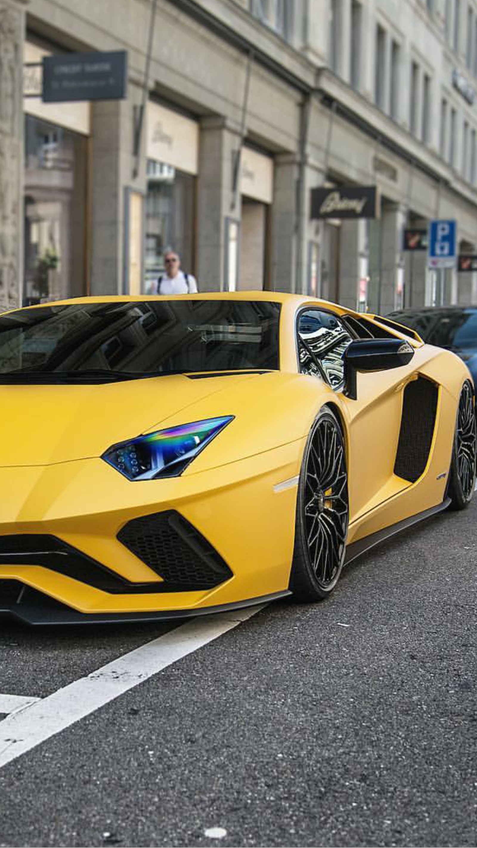 Téléchargez le fond d'écran lamborghini, jaune, voiture, supersportive, papier peint