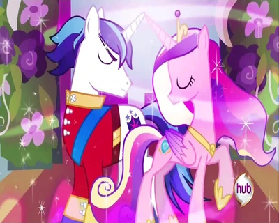 Shining Armor and Cadance: A Celebration of Friendship and Magic