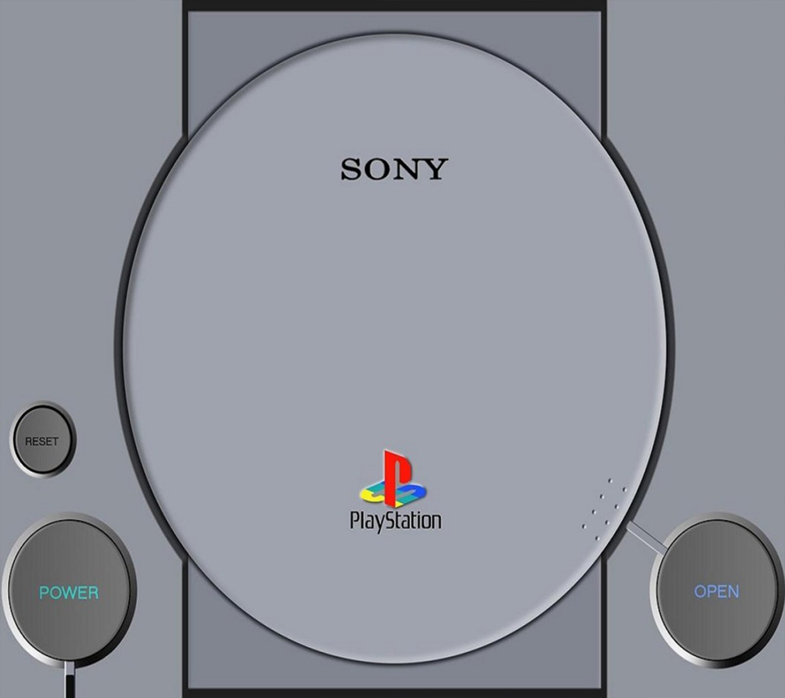 Скачать обои old generation, playstation, sony