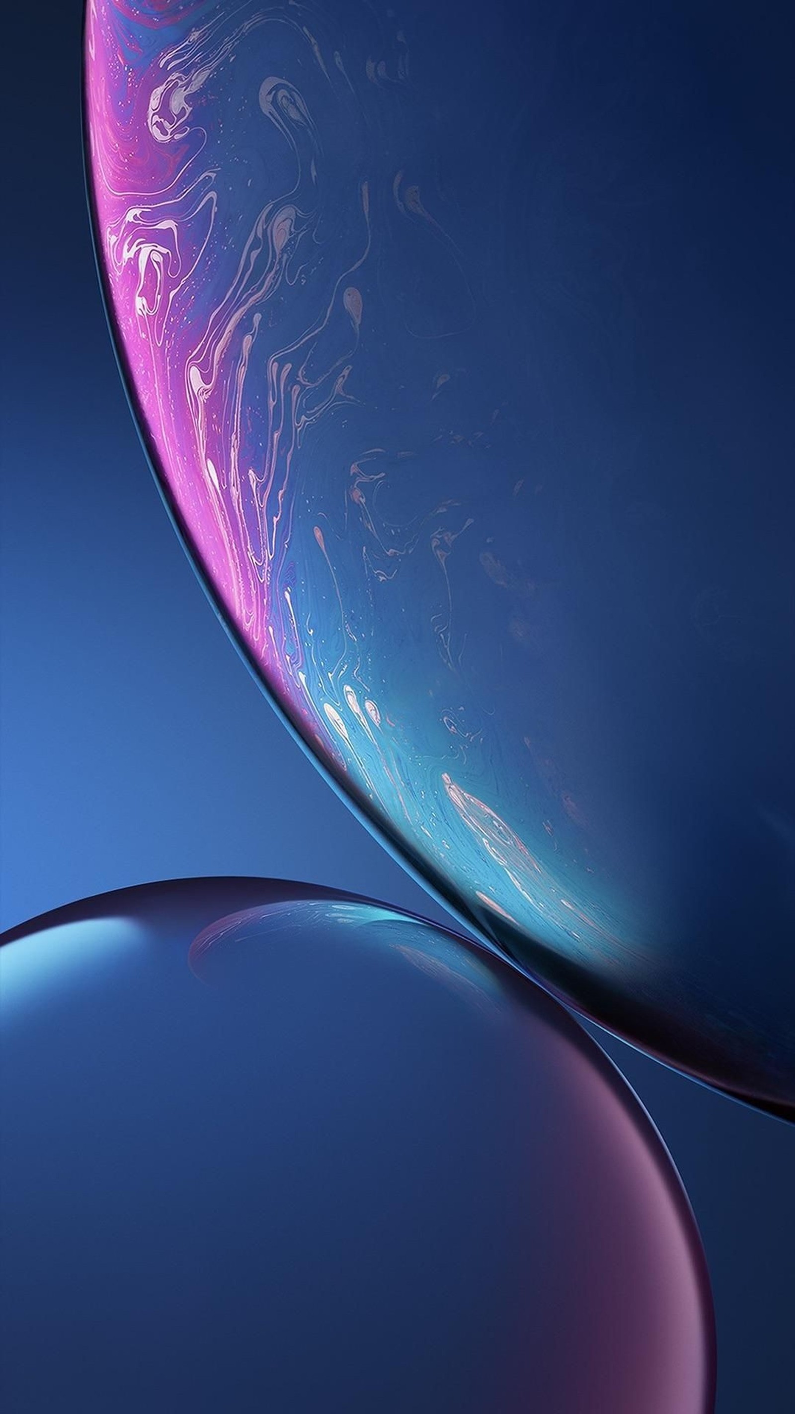 A close up of a blue iphone with a pink back and a blue back (xr, xs, xs max, iphone x, apple)