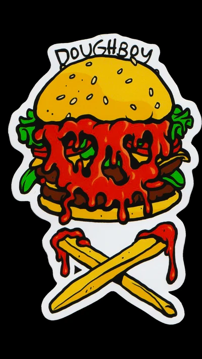 Skull Burger: Doughboy Delight