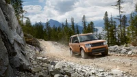 Land Rover Adventure: Conquering Rocky Wilderness Trails