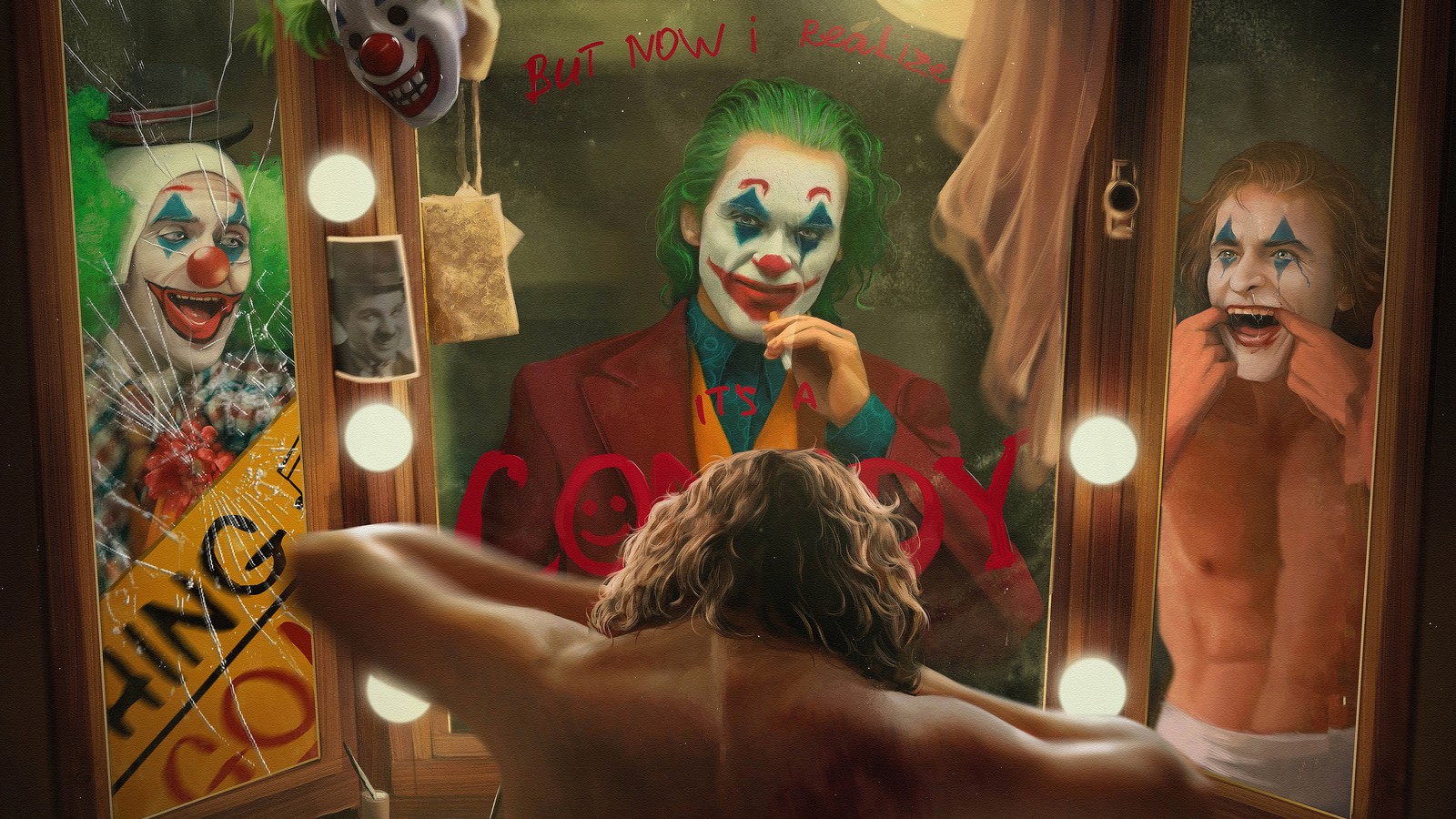 joker 2019, movie, joker, clown, joaquin phoenix wallpaper