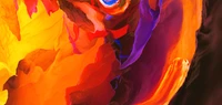 Abstract Fire Swirls in Lower Antelope Canyon