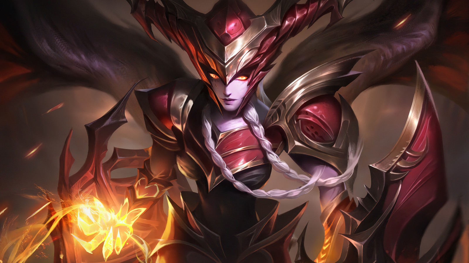 shyvana, lol, league of legends, video game, art wallpaper