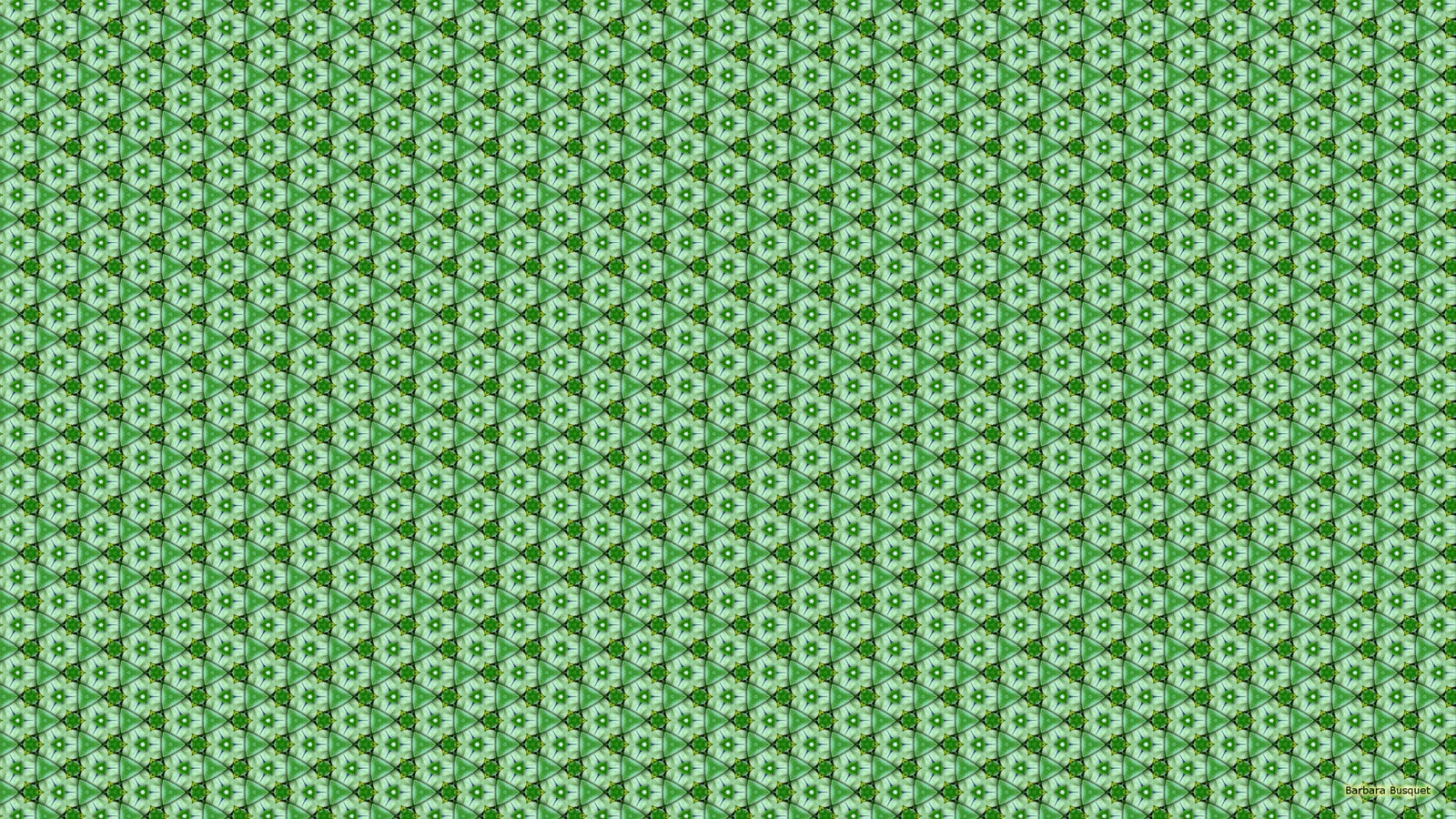 A green and white pattern with a small flower design (grass, green, graphics, illustration, pattern)