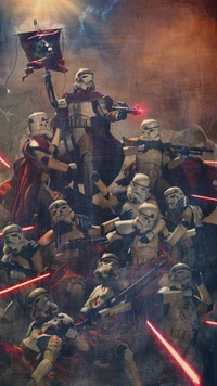 Stormtroopers in Battle: A Striking Illustration of Valor and Unity