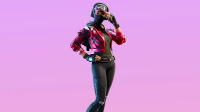 Skin Riley dans Fortnite : Tenue de bataille royale élégante