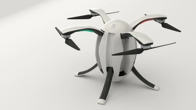 Diseño de dron innovador con tecnología de rotor avanzada