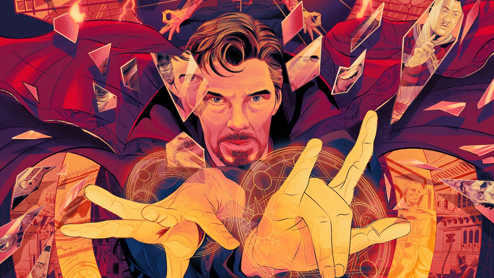 Doctor strange arrive dans les comics (doctor strange dans le multivers de la folie, doctor strange 2, film, 2022, dr stephen strange)