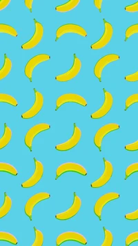 banana, cute, pattern