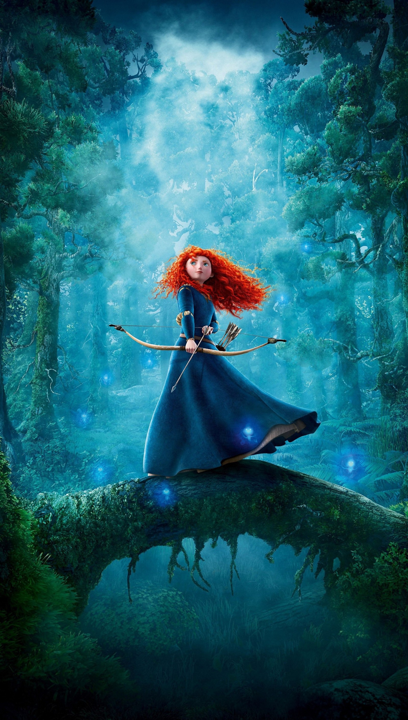 Скачать обои анимация, дисней, disney, имбирь, merida brave