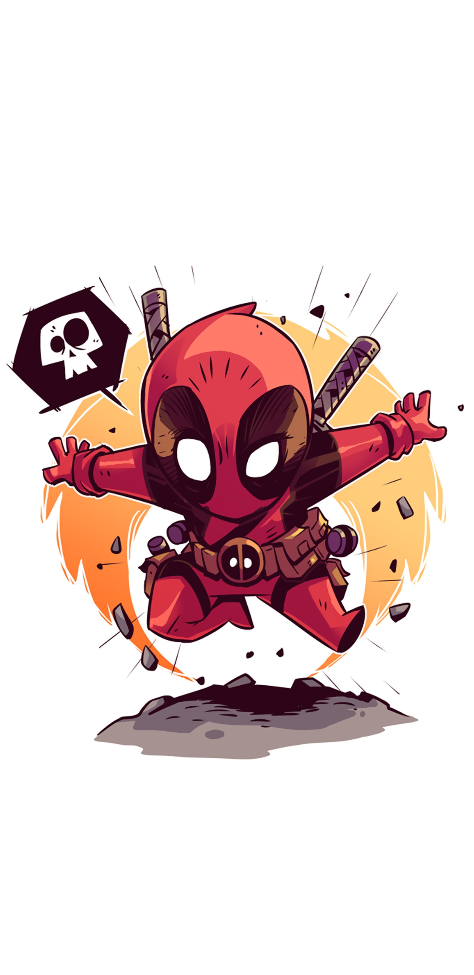 Baixar papel de parede arte, bebé, desenho animado, deadpool 2, desenho