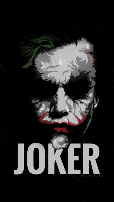 Joker : Un portrait sombre de la vilenie par Xentdesign (2019-2020)