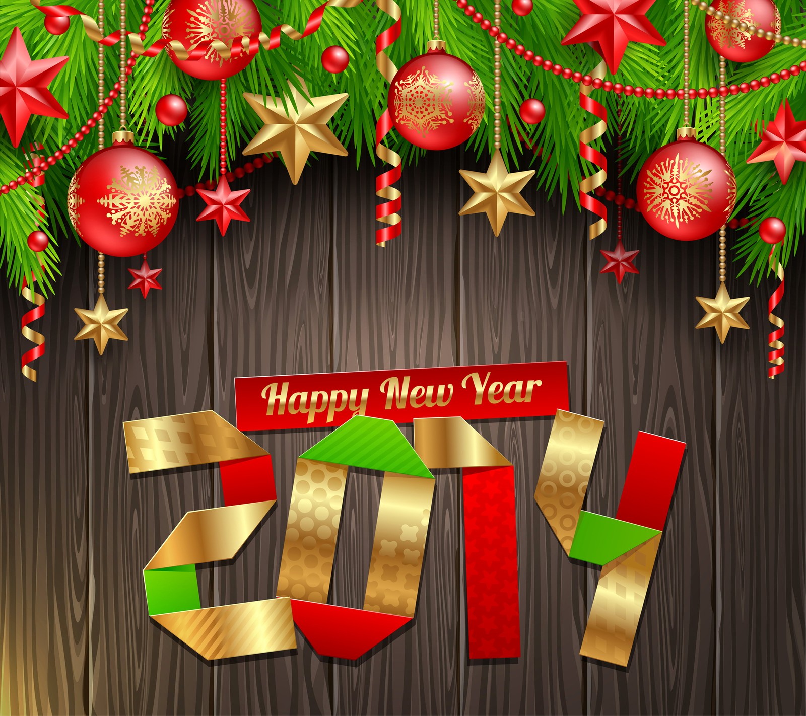 2014, christmas, decoration, gold, happy wallpaper