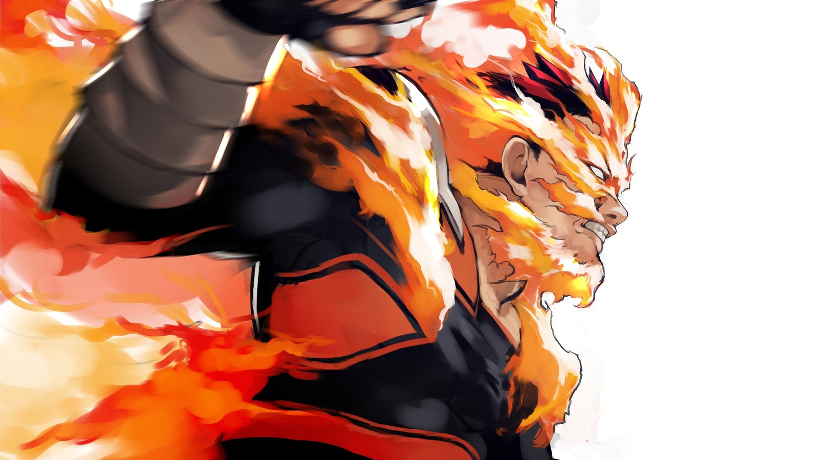 endeavor, enji todoroki, boku no hero academia, my hero academia, anime wallpaper