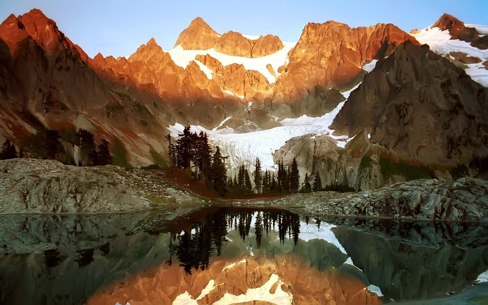 Lade mount shuksan, capitol reef nationalpark, capitol reef national park, olympic nationalpark, wildnis Hintergrund herunter