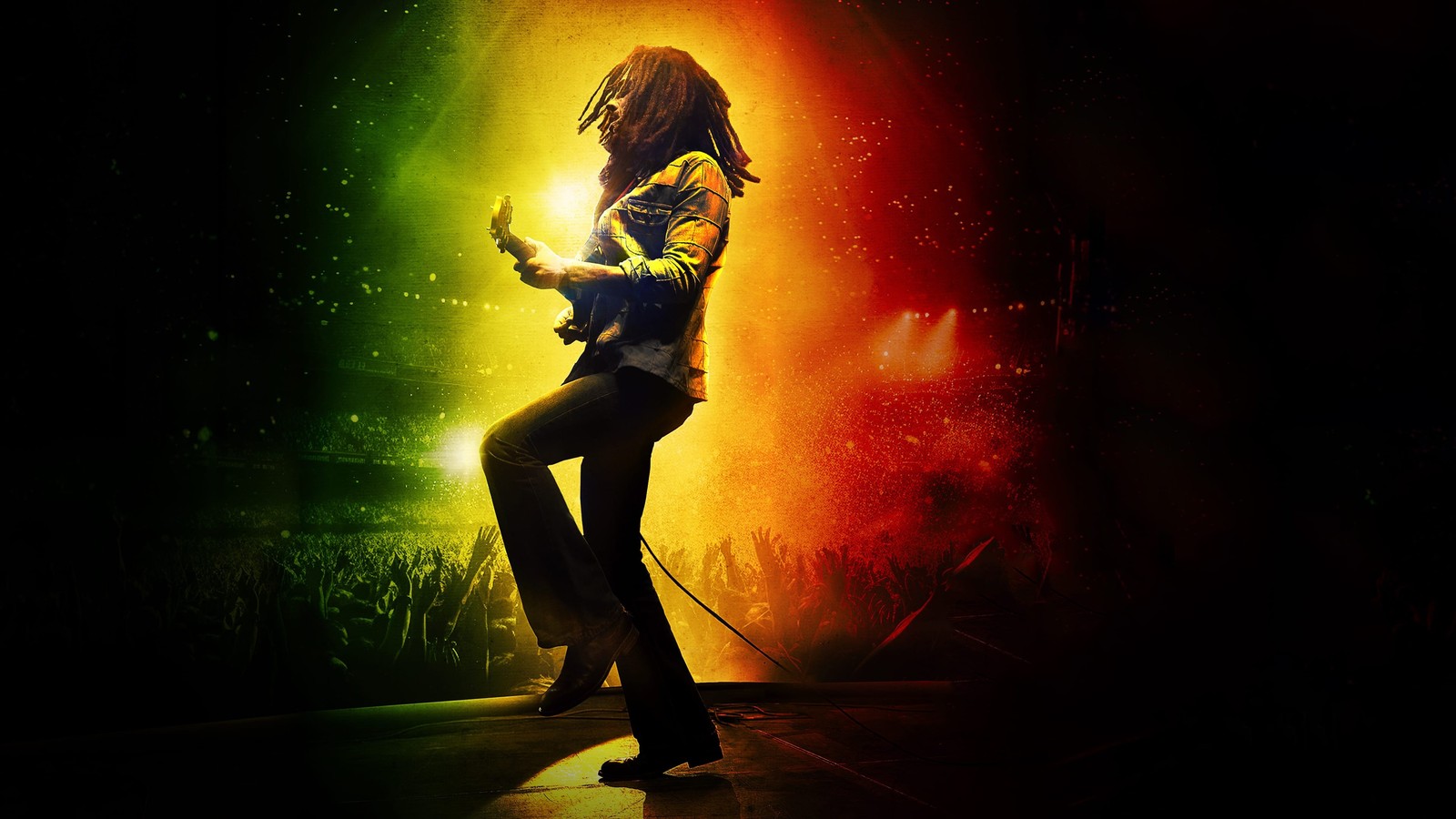 Descargar bob marley one love, cartel de película, kingsley ben adir, películas, fondo de pantalla 4k gratis