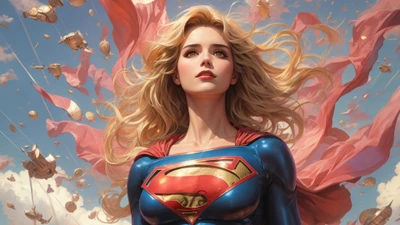 Supergirl: Empowering Heroine in Flight