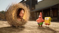 SpongeBob Schwammkopf und Patrick Star treffen Keanu Reeves in einem wilden Western-Abenteuer