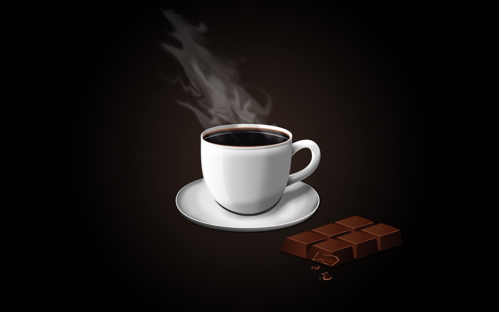 Un primer plano de una taza de café con una barra de chocolate (café, taza de café, grano de café, chocolate, cafeína)