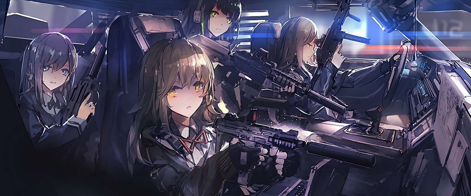 anime, machine, video games, gun, boy wallpaper