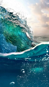 ocean, water, wave wallpaper