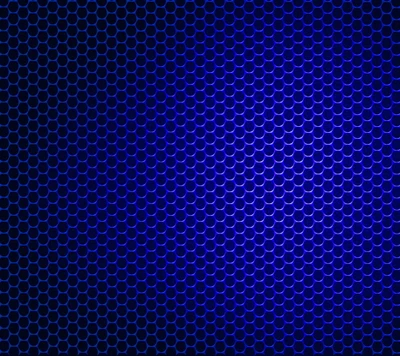 Patrón de malla hexagonal azul abstracto