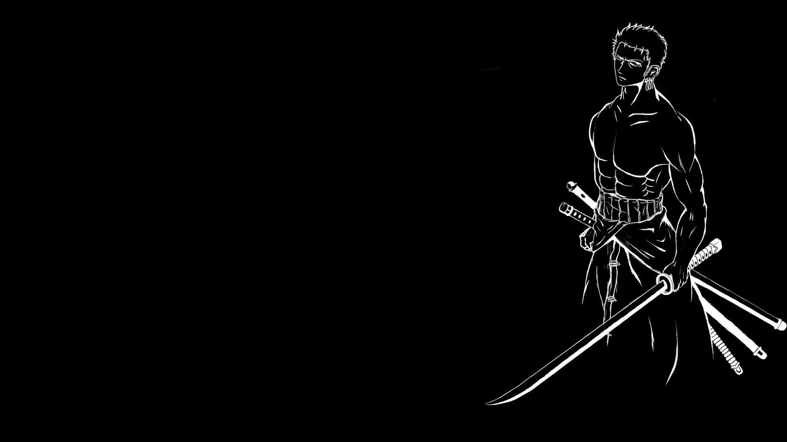 anime, one piece, swordsman, zoro, zorojuro wallpaper