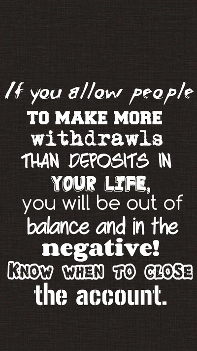 allow, balance, deposits, life, people