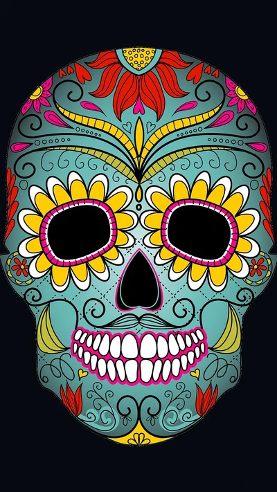 day of the dead, skull