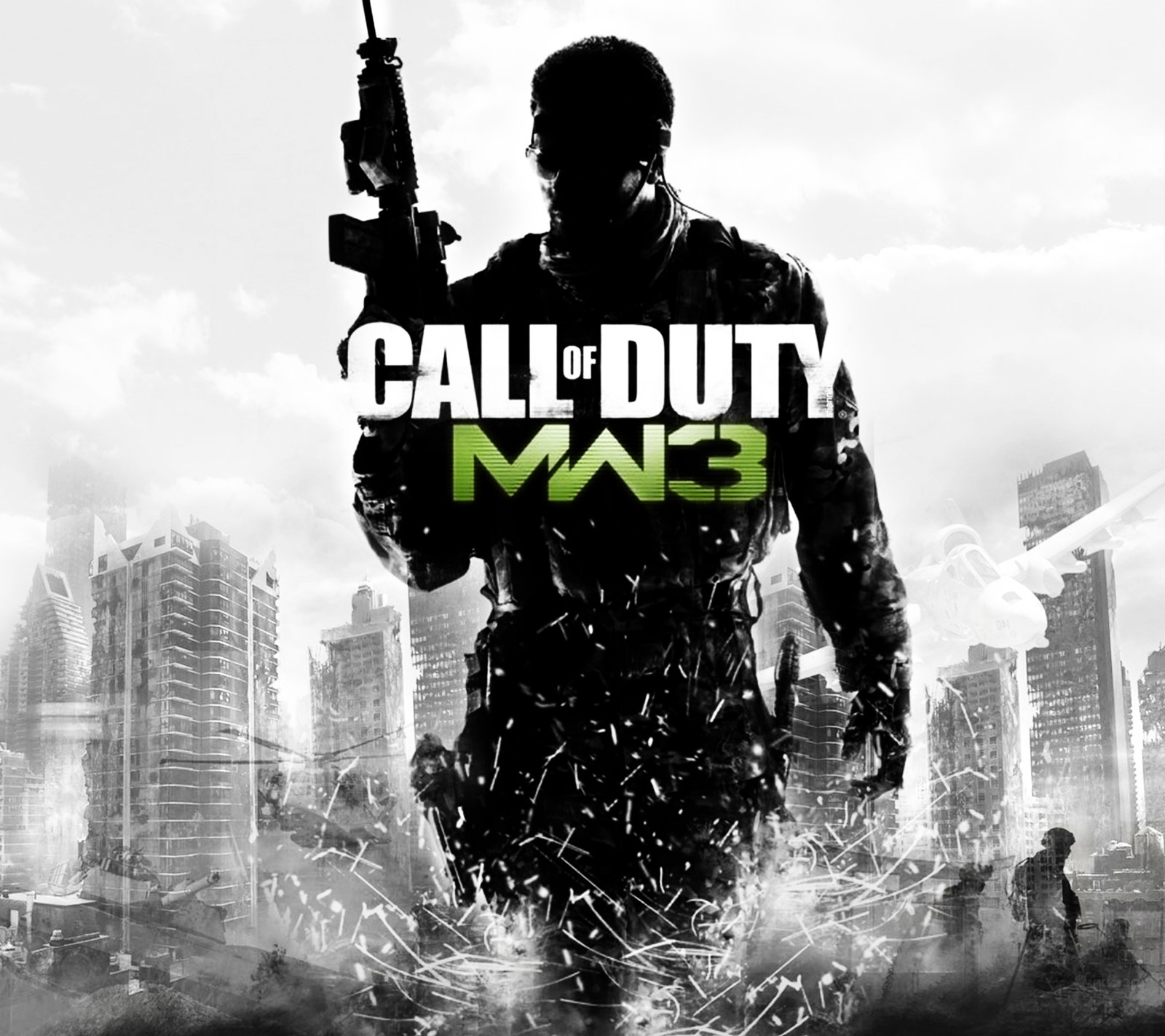 Call of duty mac 3 (negro, llamar, bacalao, deber, moderno)