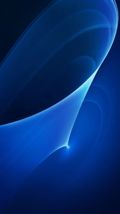 Abstract Blue Galaxy Waves - 1080p Background