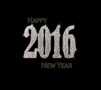 2016, happy, new year