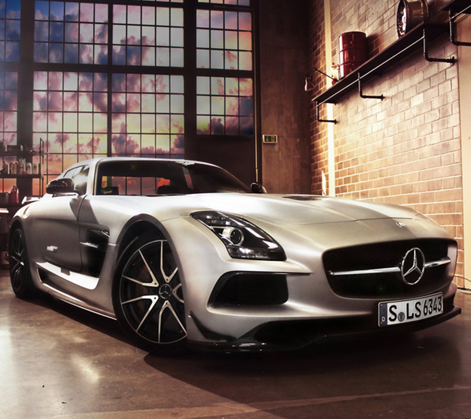 Descargar fondo de pantalla coche, mercedes, sls