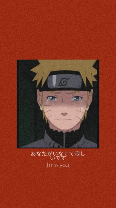 Trauriger Naruto: Ein Moment der Sehnsucht