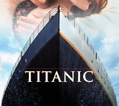 Der ikonische Bug der Titanic, der Romantik und Tragödie symbolisiert.