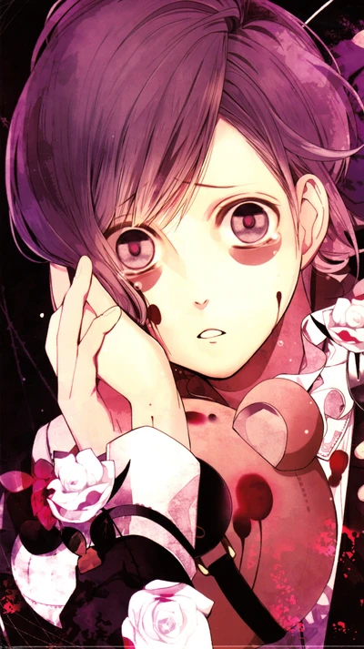 Kanato Sakamaki : Le vampire hanté avec des roses