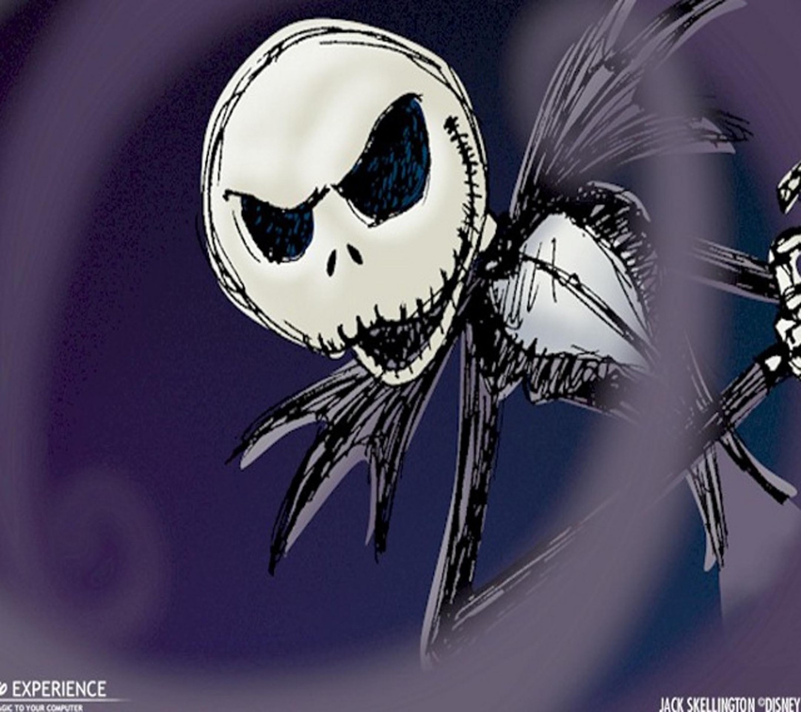 Arafed image of a jack skellingman with a skeleton on his shoulder (disney, jack, skellington)