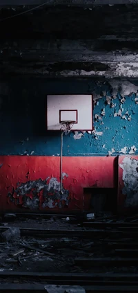 basketball, straßenkunst, kunst, beton, basketballplatz