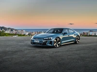 audi rs e tron gt, люксовый электрический автомобиль, 2021, 5k, машины