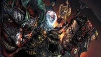 batman, villains, joker, scarecrow, clayface wallpaper