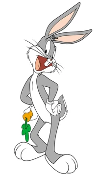 Bugs Bunny: O icônico coelho de desenho animado segurando uma cenoura